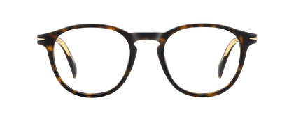 DB 1018 - Dark Havana - Clear - 103426 – EYEWEAR by DAVID BECKHAM