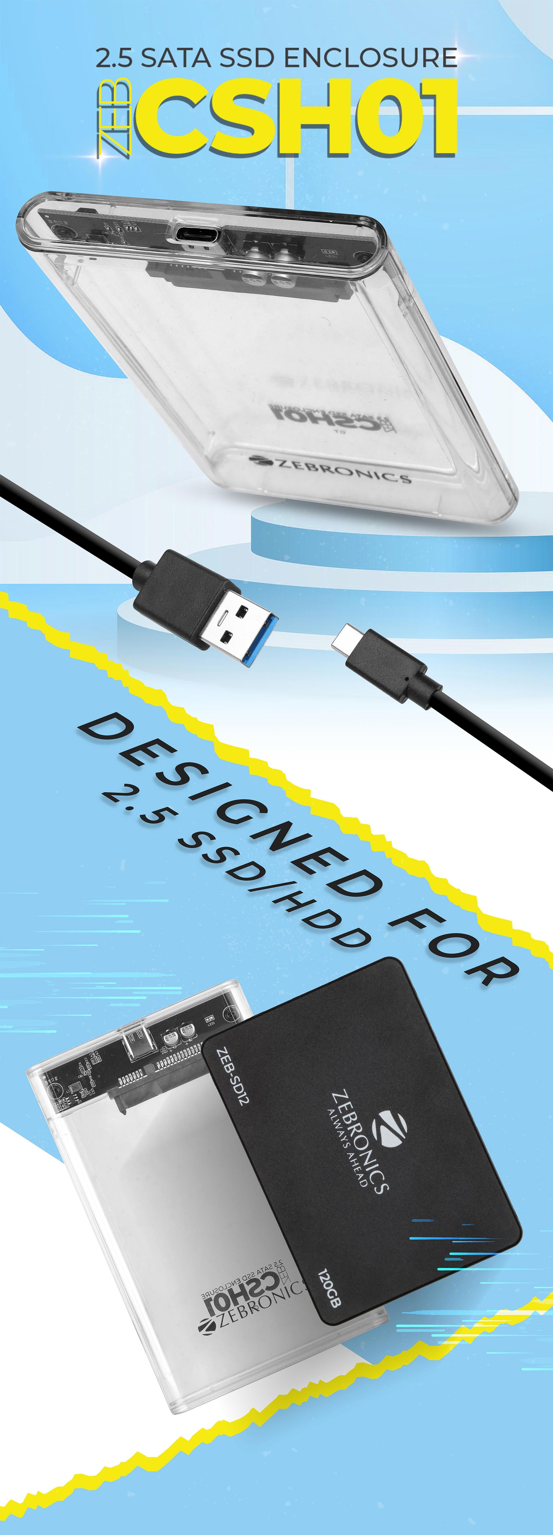 Zebronics CSH01 SSD Enclosure