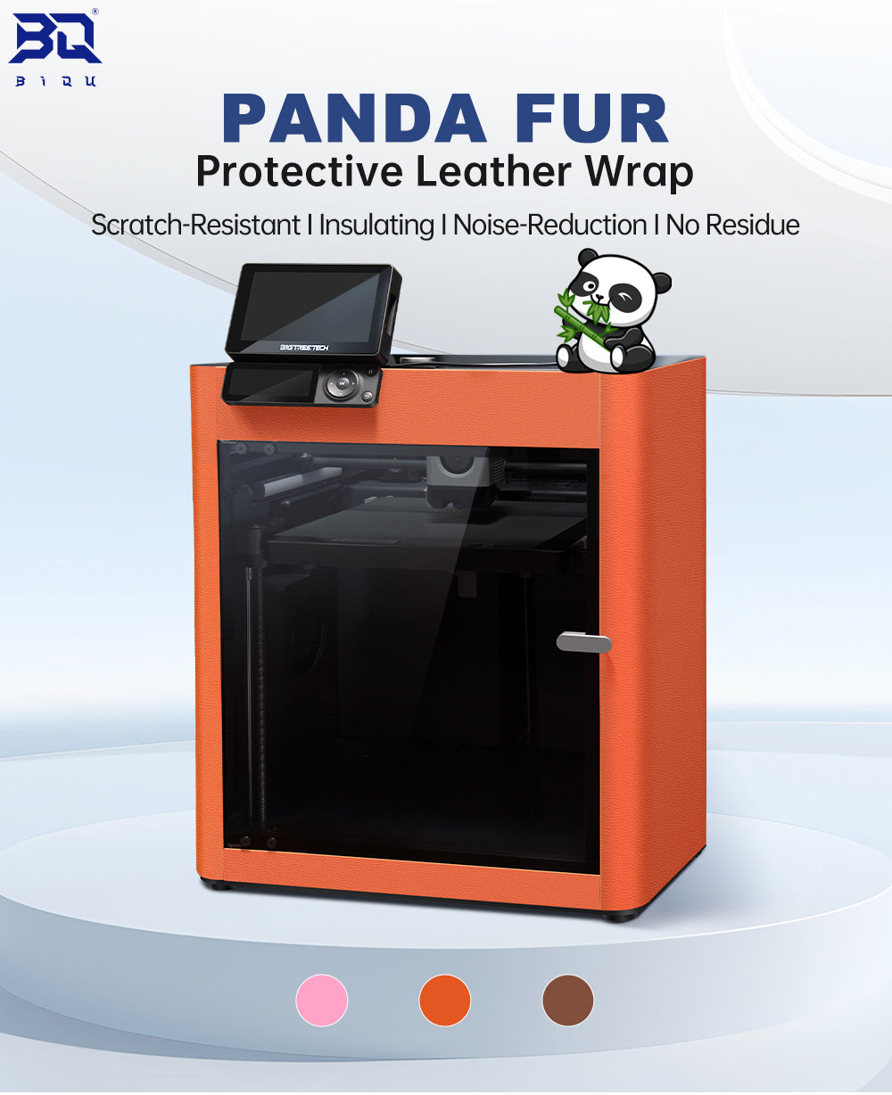 BIQU Panda Fur Protective Leather Wrap for P1S/X1C – Biqu Equipment