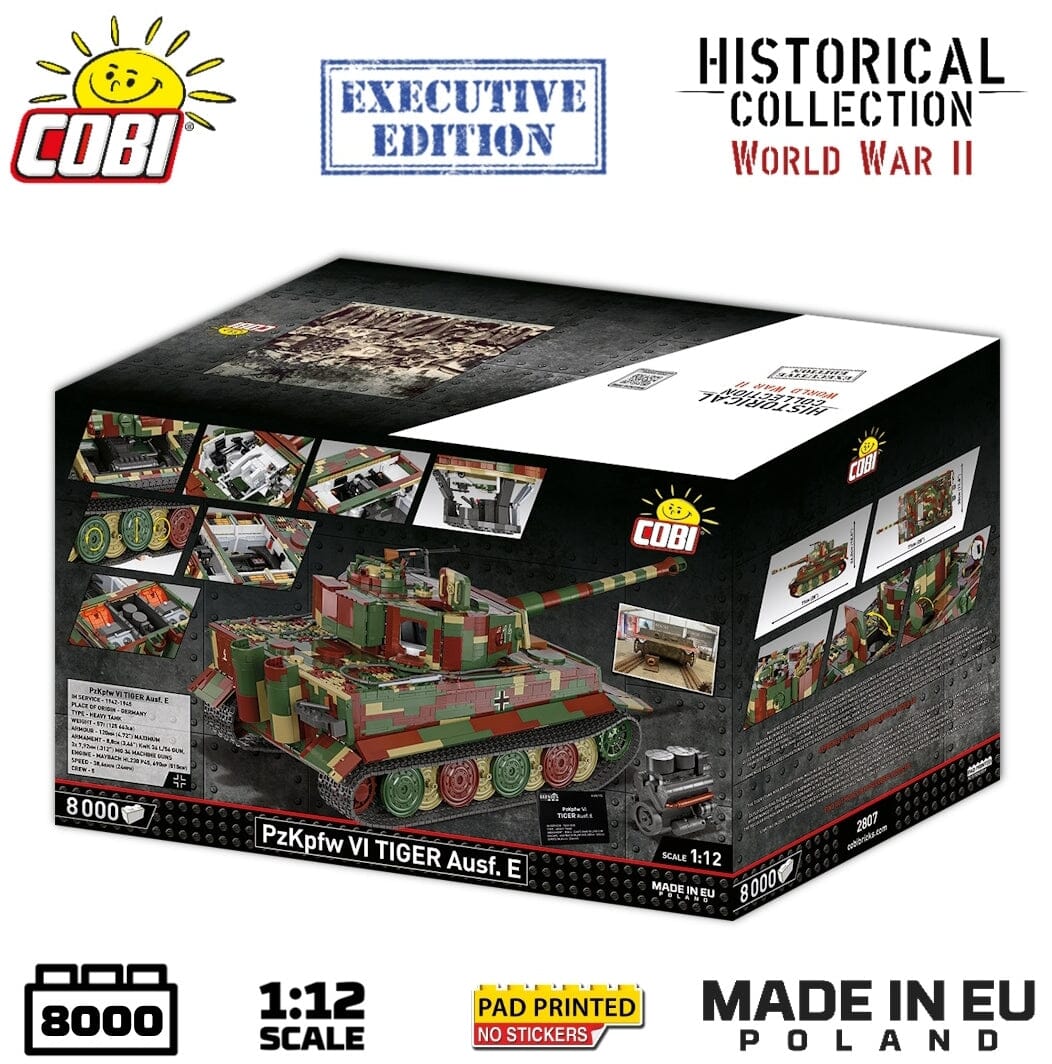 Halloween Special Pz.kpfw. Vi Tiger 2 In 1 - 1:12 Brick Tank Model