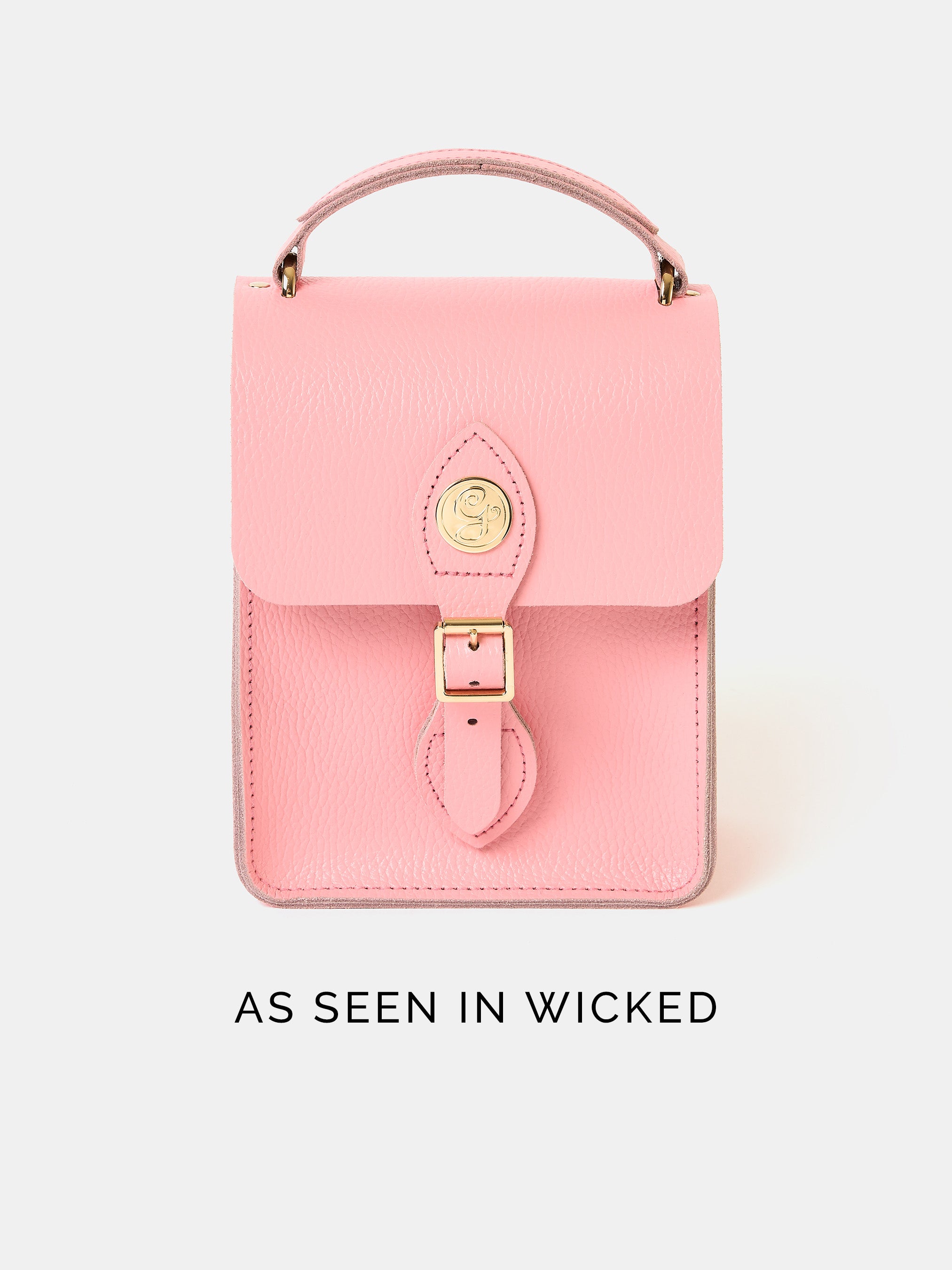 Binocular Crossbody Bag - Popular Pink Celtic with 'G' Plate
