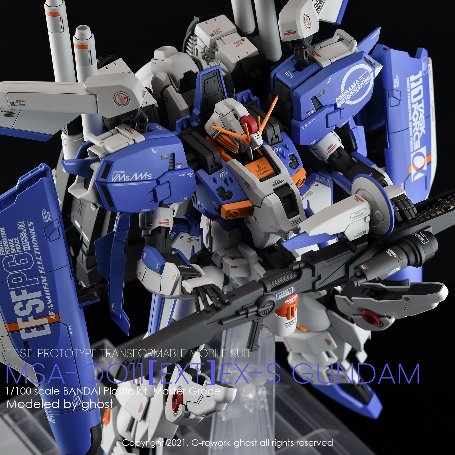 G-Rework MG MSA-0011[EXT] EX-S Gundam Decals - Newtype