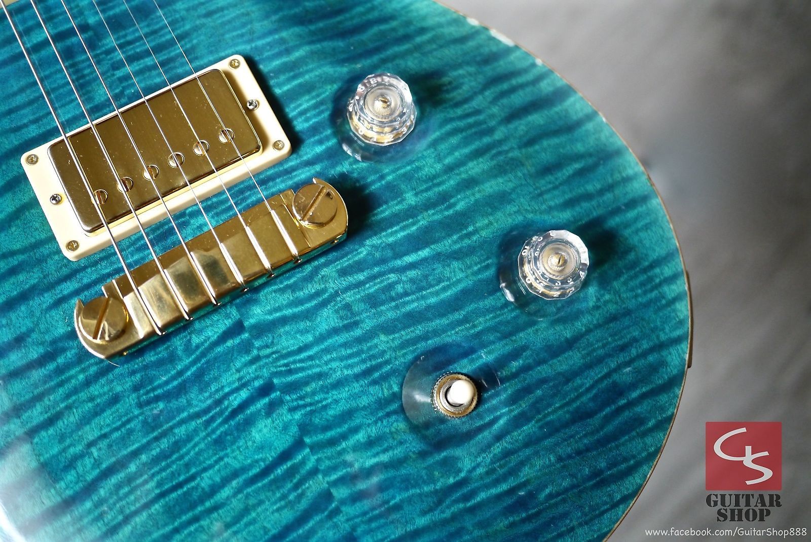 PRS Custom 22 10Top Turquoise Blue – Guitar Shop Taiwan