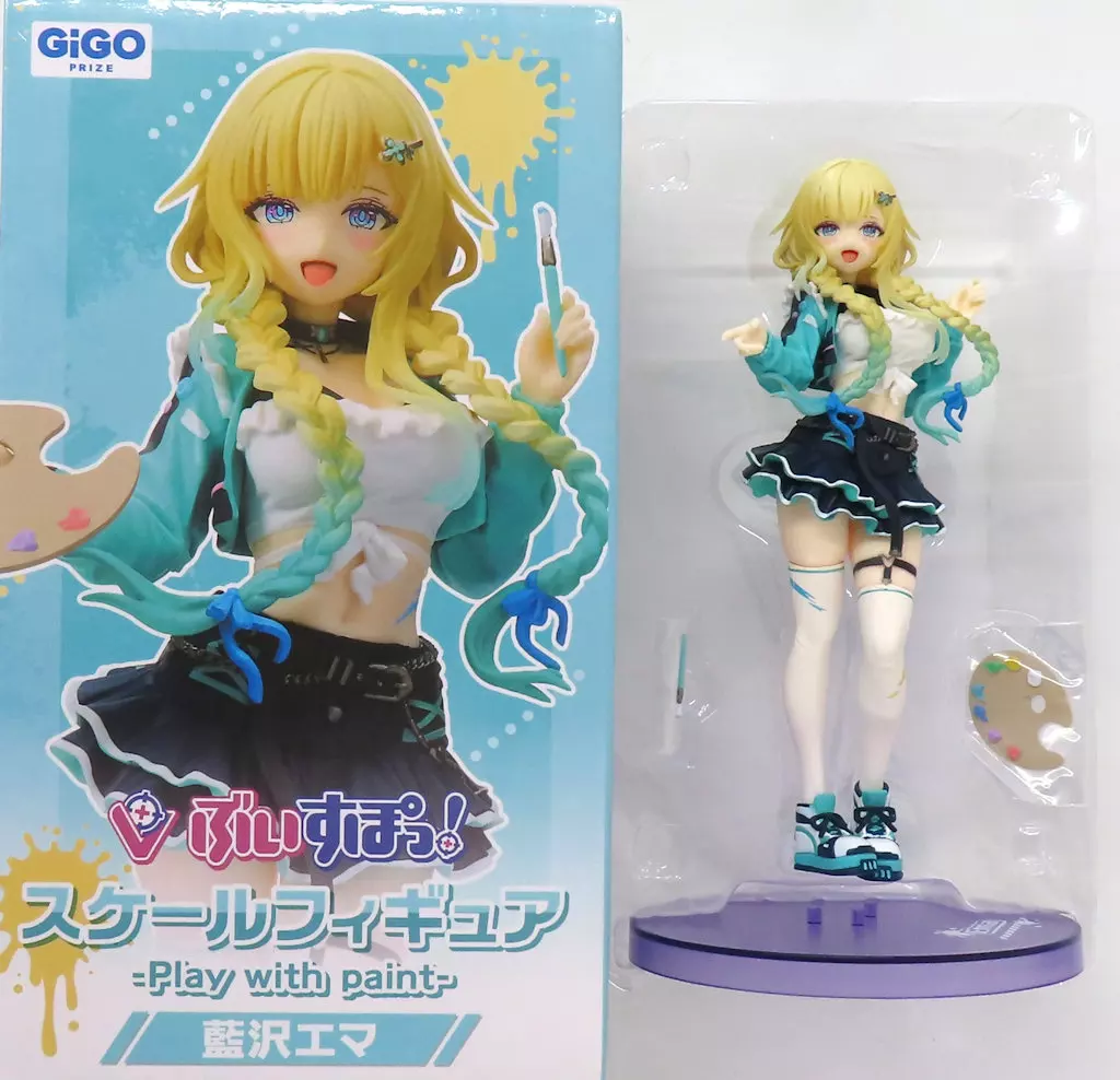 ぶいすぽっ！　藍沢エマ＆紫宮るな　スケールフィギュア　vol.6 gigo限定 SEGA - ぶいすぽっ！スケールフィギュアvol.6～GiGO限定～ 藍沢エマ 紫