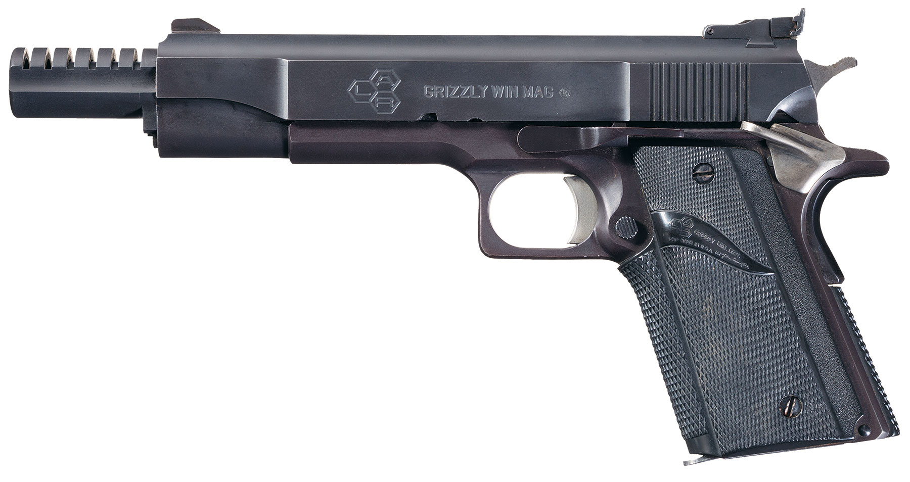 L.A.R. Grizzly Mark I Win Mag Semi-Automatic Pistol with Case