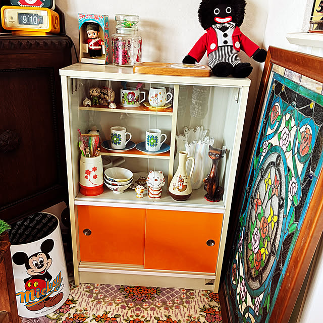 レトロポップ 昭和レトロのおしゃれなインテリア・部屋・家具の実例