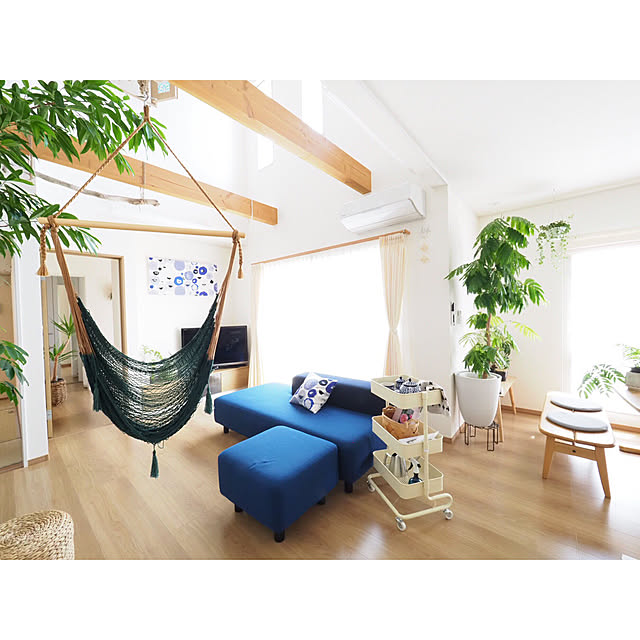 無印良品 ポリエステル平織ソファベンチ本体用カバー／インクブルー
