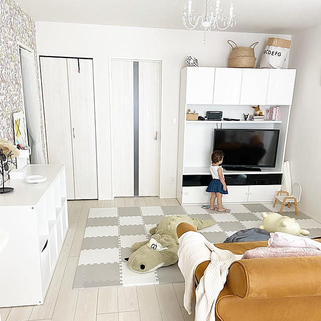IKEA イケア シャンデリア 5アーム ホワイト 白 90312889 FYRTIO