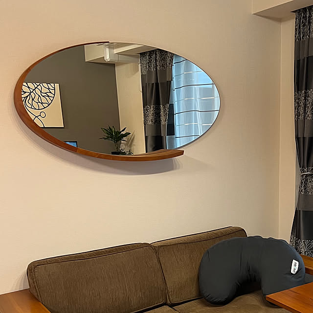 楕円形ミラーのおすすめ商品とおしゃれな実例 ｜ RoomClip（ルーム