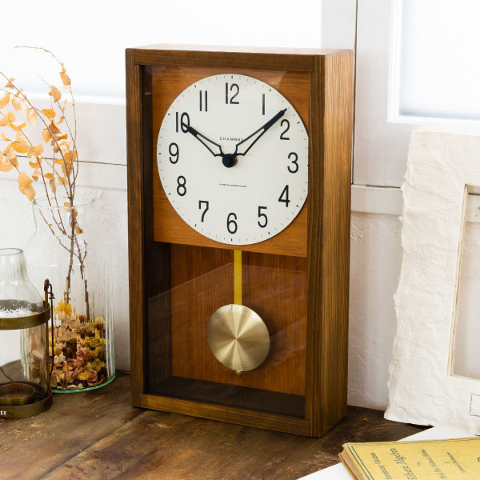 CHAMBRE シャンブル HINOKI PENDULUM CLOCK ヒノキ ペンデュラム