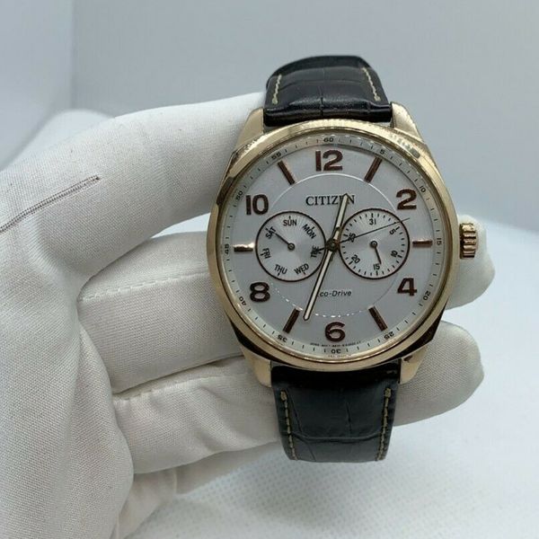 Citizen Men's Eco-Drive 8635-S084938 Rose Goldtone Watch