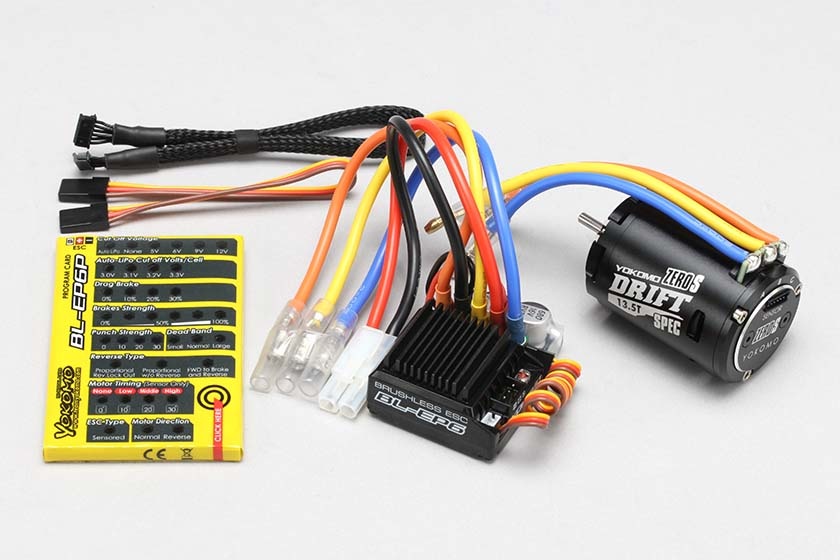 Yokomo - BL-ES135DB - Combo: BL-EP6 ESC + ZERO-S Drift Motor