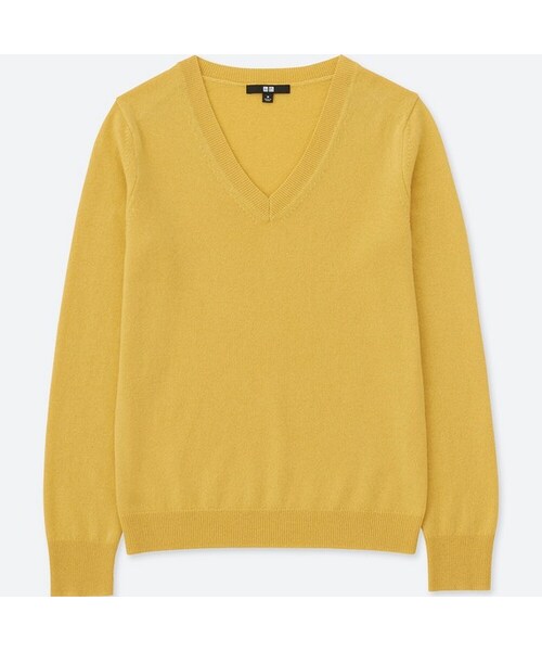 UNIQLO（ユニクロ）の「カシミヤVネックセーター（長袖）（ニット