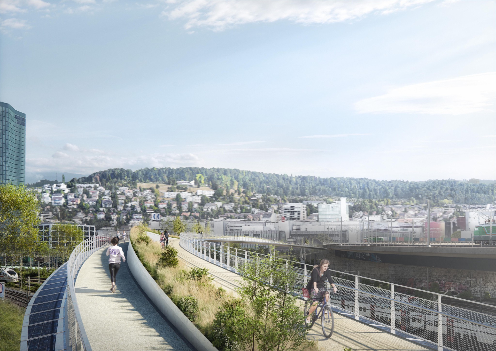 Neuer Veloweg für Zürich: Auf dieser Brücke «fliegt» man über die