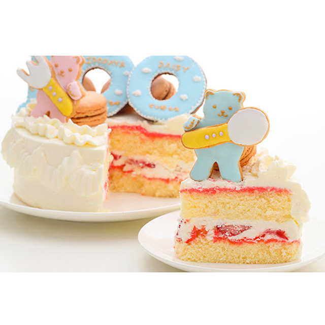 Daisy 100日祝い お食い初めケーキ5号15cm(ブルー)｜お祝い・ギフトの