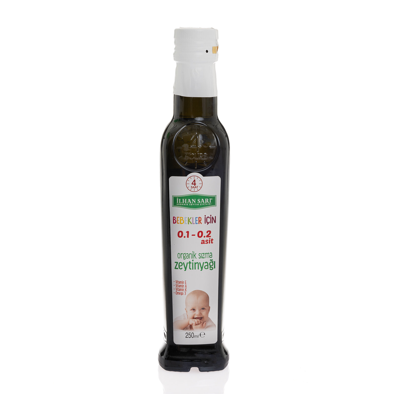 İlhan Sarı Organik Bebekler İçin Zeytinyağı 250 ml - ebebek