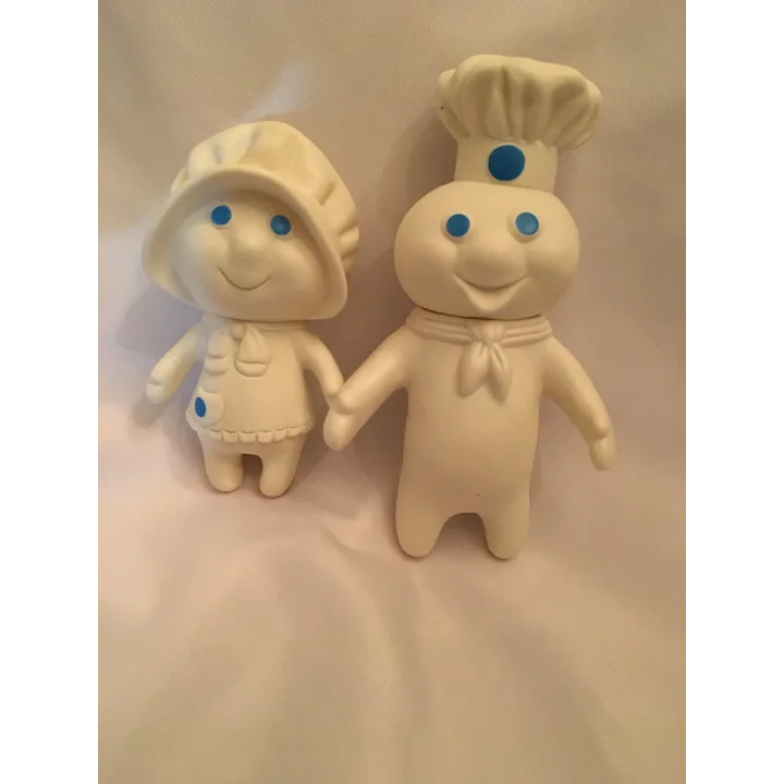 Circa 1970s Two Piece Pillsbury Doughboy Couple. For Sale at Ruby Lane