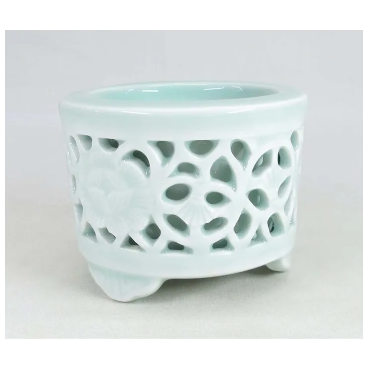 Japanese Vintage Nabeshima Seiji yaki Porcelain Kōro or Incense