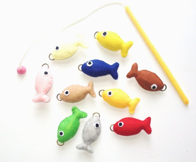 フェルト お魚釣りセット 数字 知育おもちゃ 子ども Ausen | 知育玩具