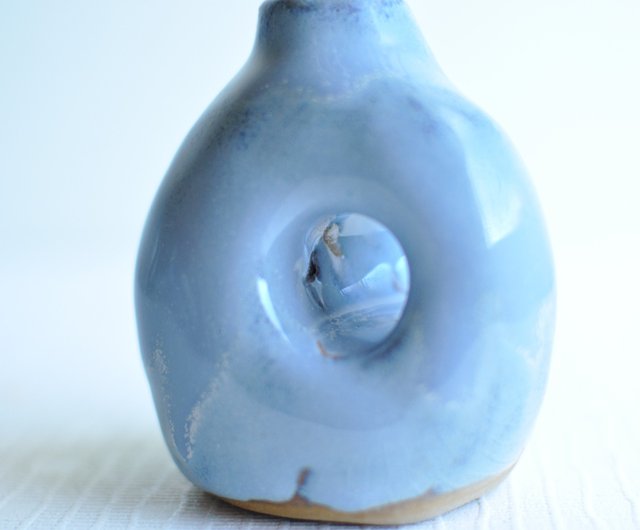 台湾 heyusoapstudio・手びねり陶器の花器・陶土製・自然釉薬・手作り