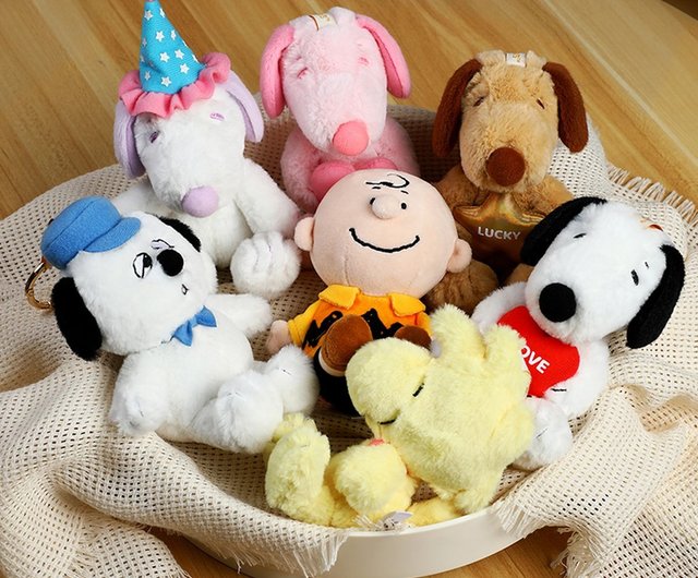 香港 公式 | VIPO Snoopy スヌーピー ふわふわ ぬいぐるみペンダント