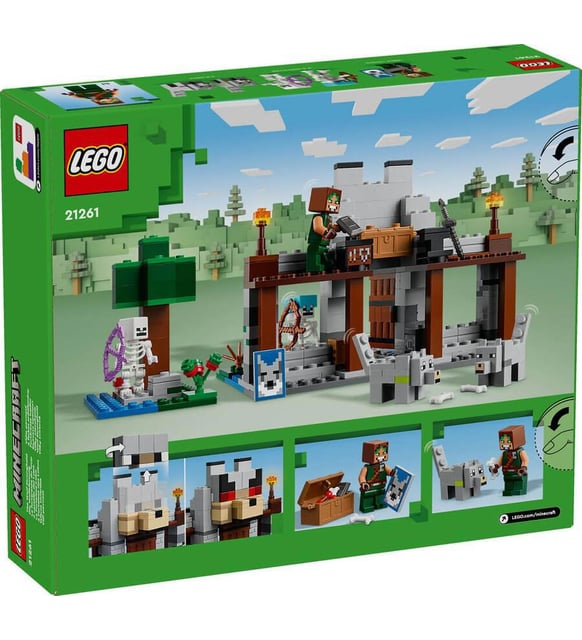 LEGO Minecraft 21261 The Wolf Strong hold