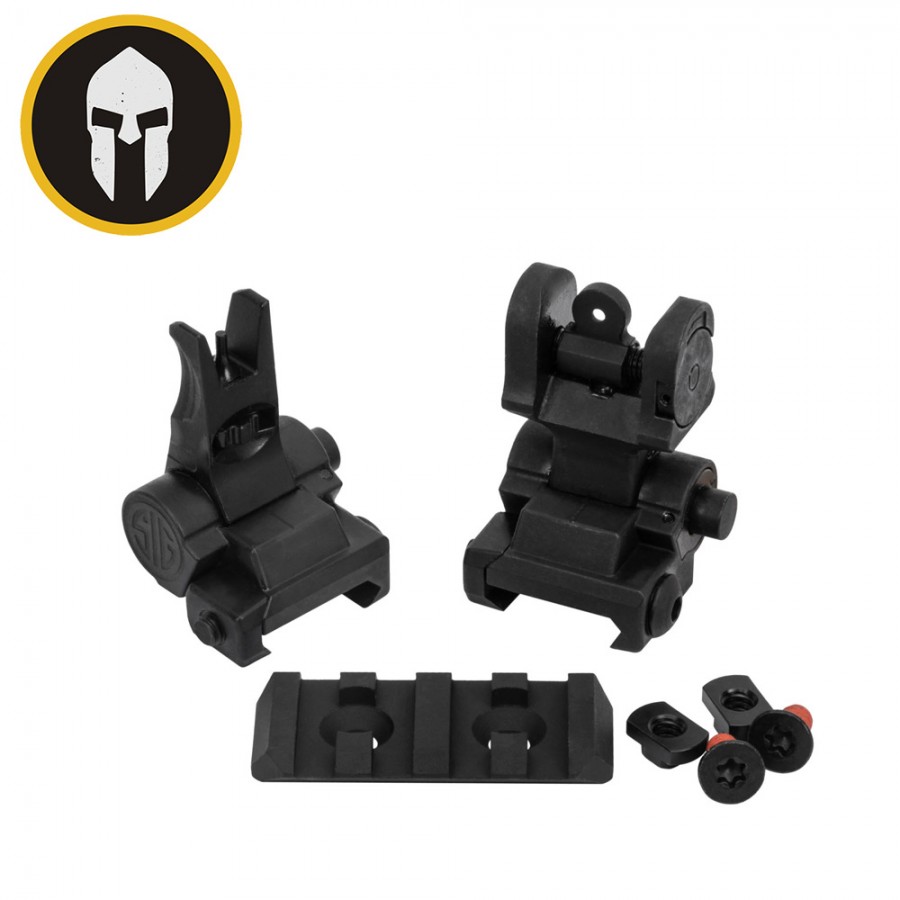 SIG SAUER M400 TREAD ADJUSTABLE FLIP UP IRON SIGHTS (BLACK