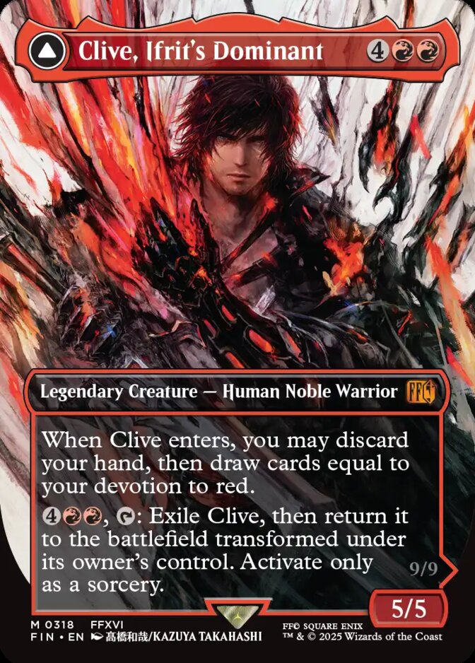 Clive Ifrits Dominant-borderless, Final Fantasy:Foil (FIN) Price