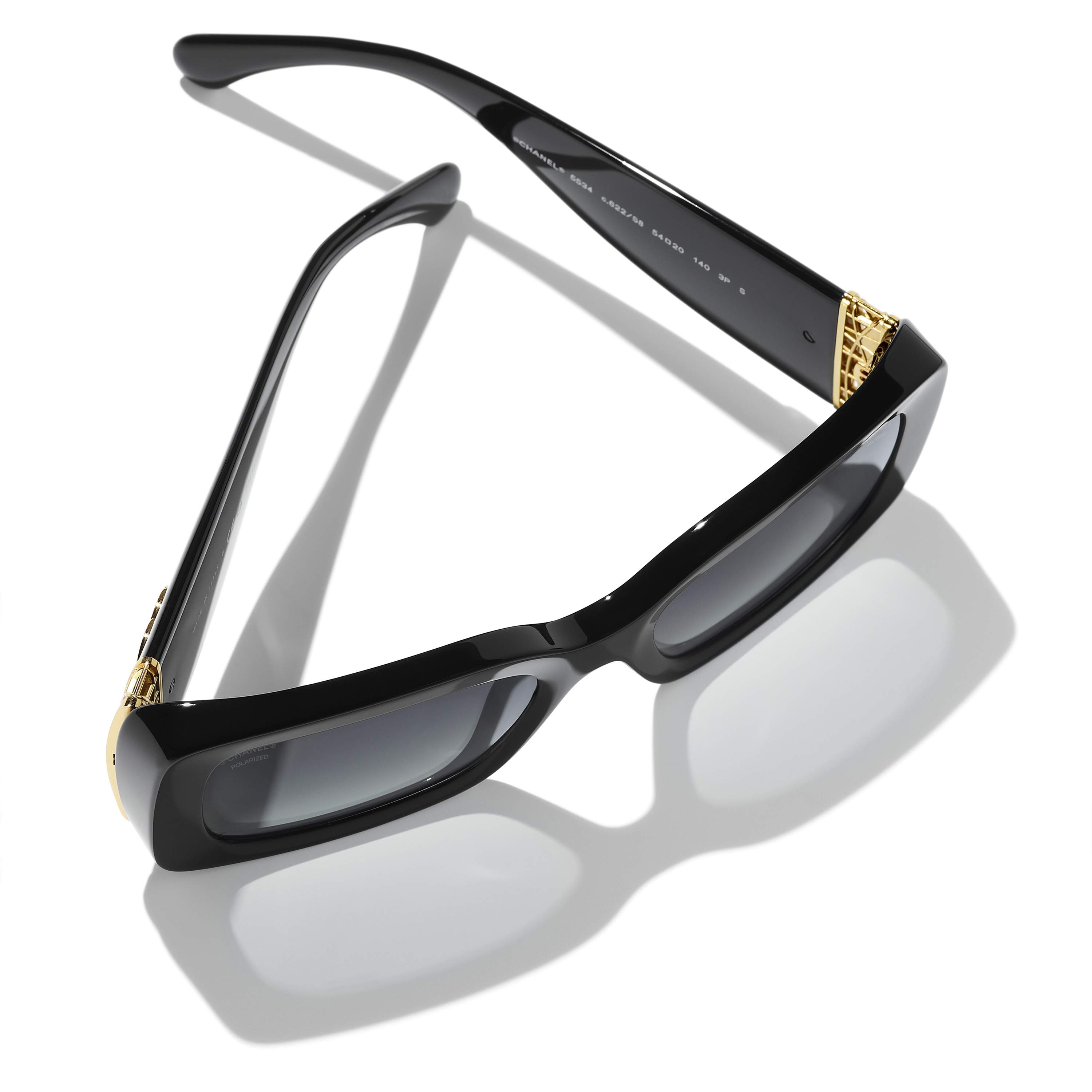 Sunglasses CHANEL CH5534 C622/S8 54-20 Black in stock