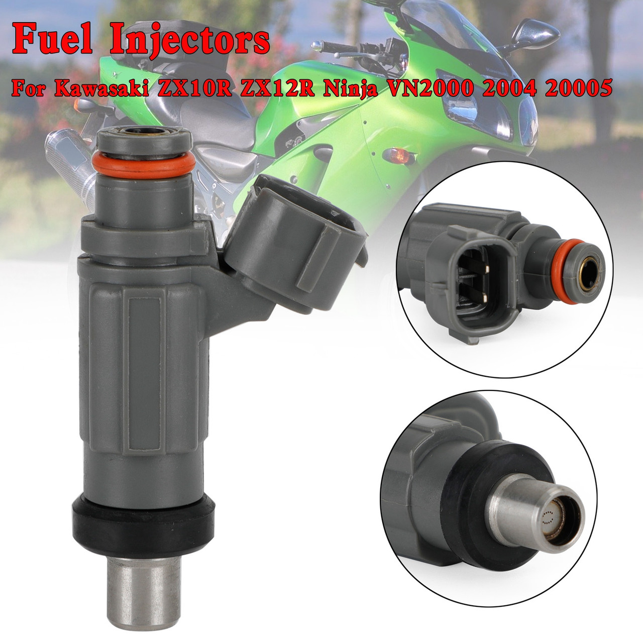 Fuel Injector 49033-0003 OEM For 2004 20005 Kawasaki ZX10R ZX12R