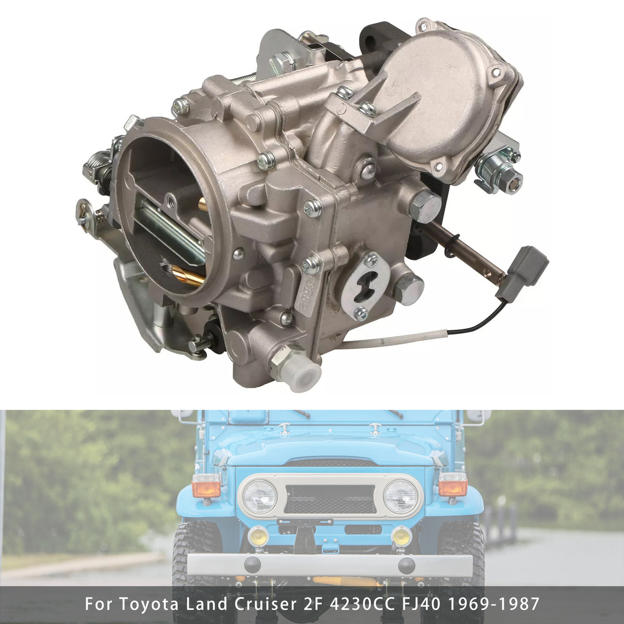 1969-1987 Toyota Land Cruiser 2F 4230CC FJ40 Carburetor Carb 21100