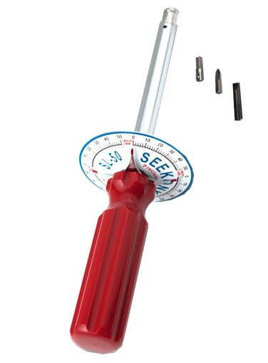 Seekonk SL-50 Left 1/4'' Drive Vertical Torque Gauge Screwdriver
