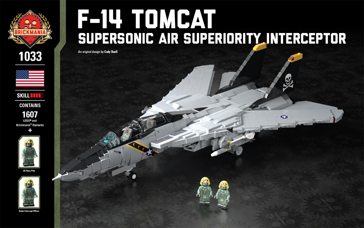F-14 Tomcat - Supersonic Air Superiority Interceptor - Brickmania Toys
