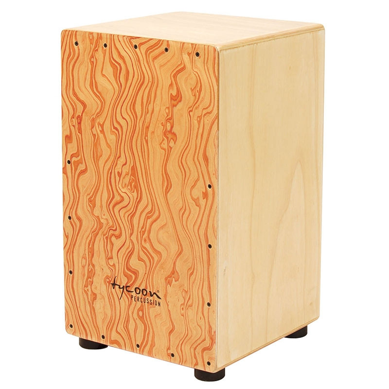 Tycoon Siam Oak Hand-Painted Cajon - X8 Drums