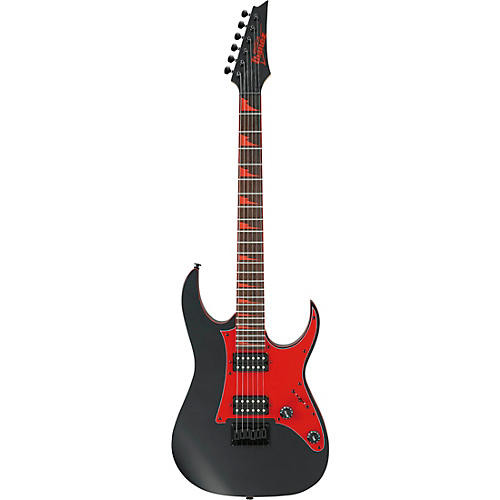 Ibanez Gio Series GRG131DX Electric Guitar Black Flat w/ Red