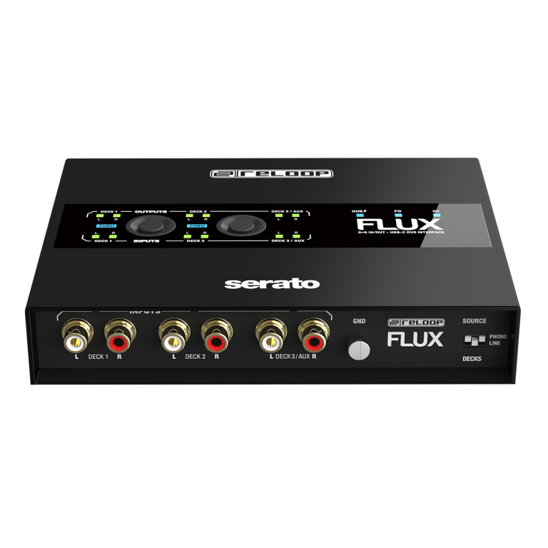 Reloop Flux | 6x6 IN/OUT USB-C DVS Interface for Serato DJ Pro