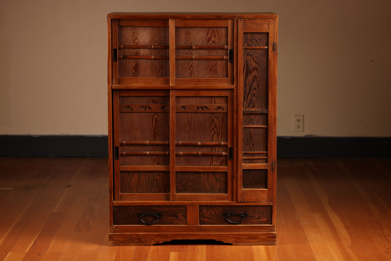 Vintage Japanese Getabako Shoe Cabinet (23F-C12)