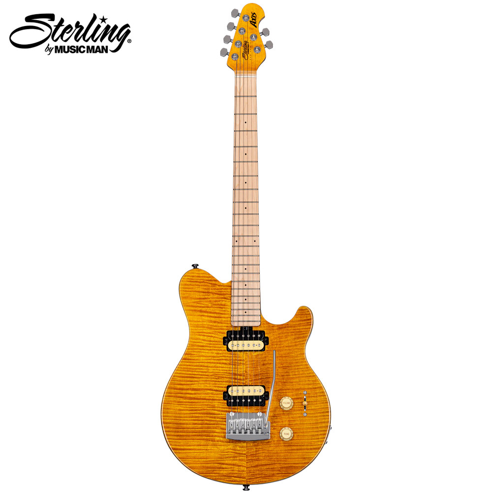 Sterling By Music Man SUB Series Axis Flame Maple Electric Guitar