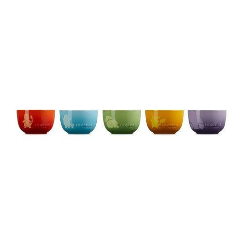 Pokemon Center 【Le Creuset】 Sphere Rice Bowl (Set Of 5)