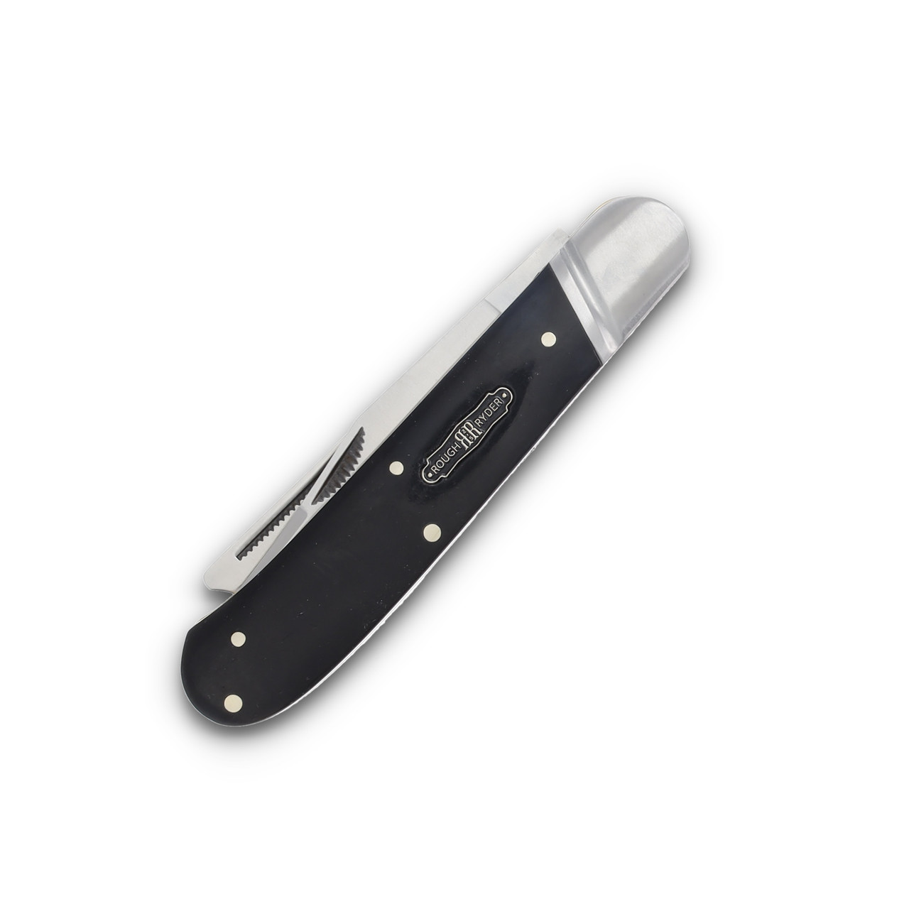 Rough Ryder Black Reserve Barehead One-Arm Razor Folding Knife