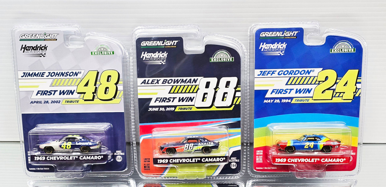HENDRICK MOTORSPORTS FIRST WIN TRIBUTES 3-CAR COMBO 1/64