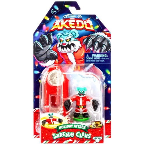 Legends of Akedo 2024 Holiday Attack Shreddy Claws Exclusive 3