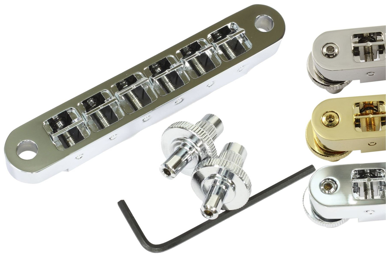 Pinnacle Machined Steel Nashville TOM guitar bridge for Gibson Les