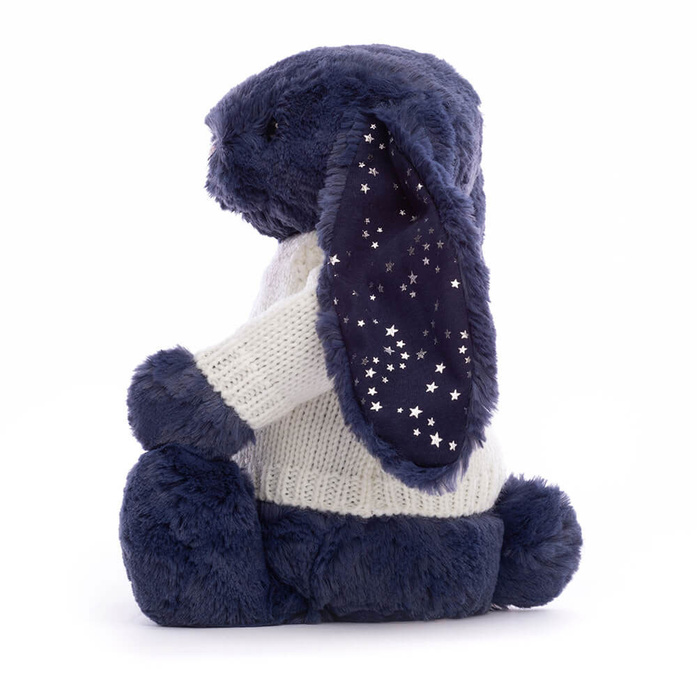 Bashful Stardust Bunny with Personalized Cream Jumper - Official