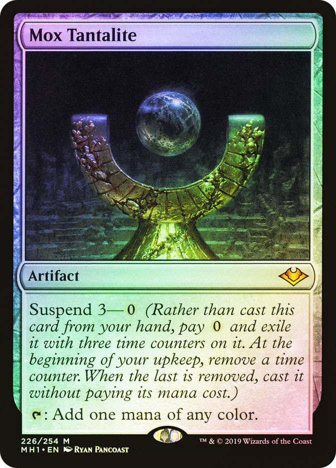 Mox Tantalite エッチングFoil サイン入りAPBOX 1点もの Mox Tantalite