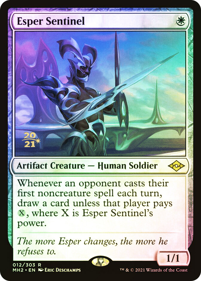 Esper Sentinel (Prerelease) (Modern Horizons 2) | Promo | Star