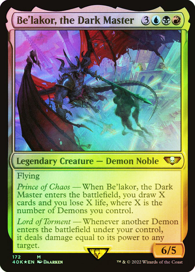 Be'lakor, the Dark Master | Warhammer 40,000 Commander | Star City