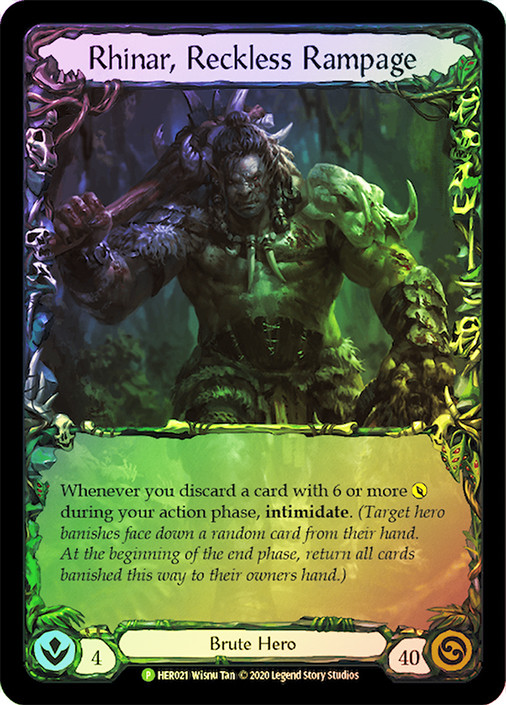 Rhinar, Reckless Rampage (Buy-a-Box) | Promotional Cards | Star