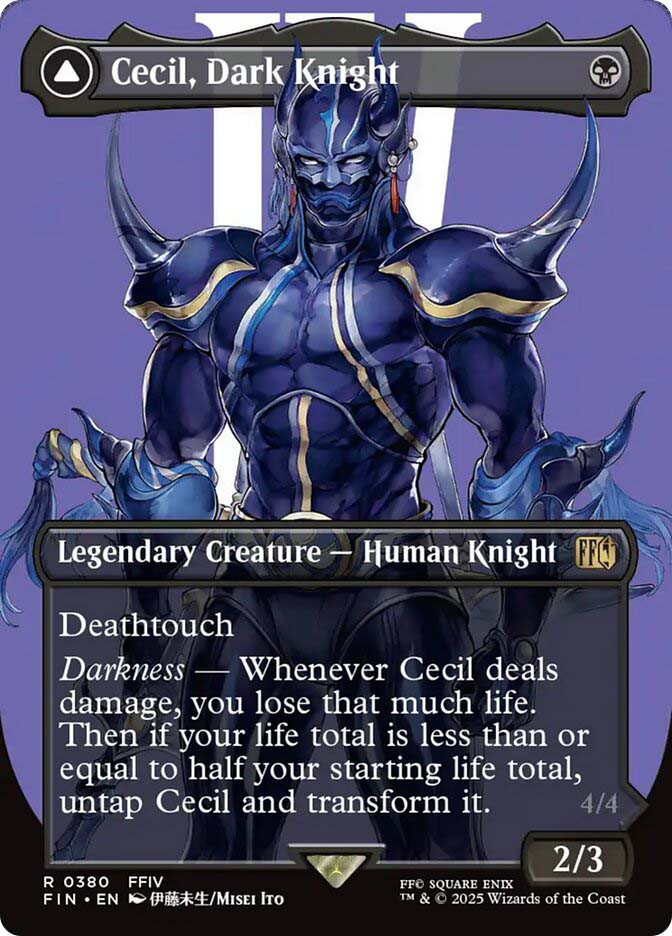 Cecil, Dark Knight // Cecil, Redeemed Paladin (#380) | FINAL