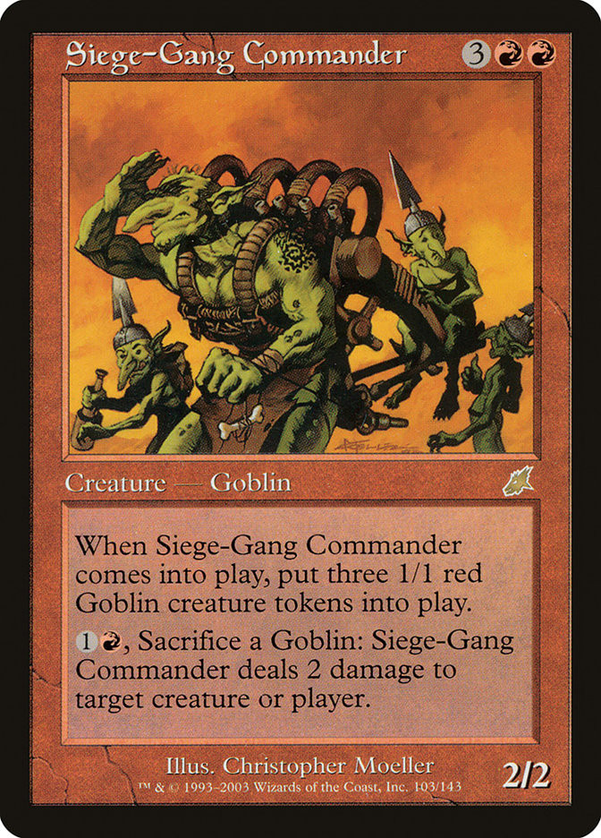 Siege-Gang Commander | Scourge | Star City Games